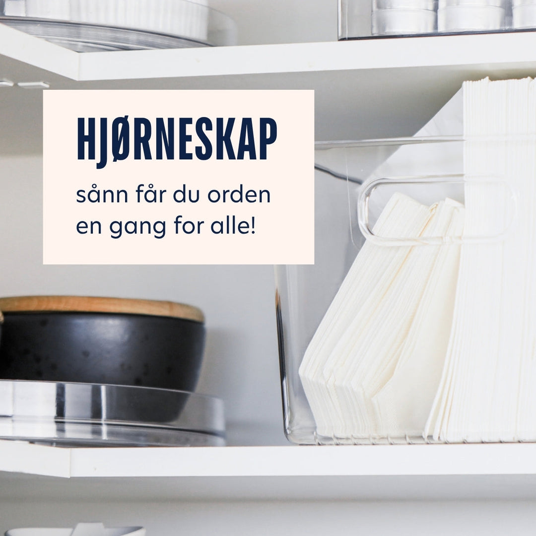 Hjørneskap på kjøkkenet