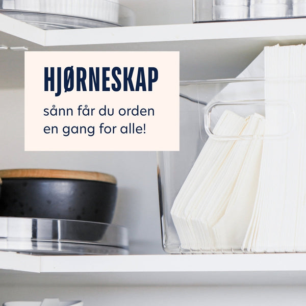 Hjørneskap på kjøkkenet