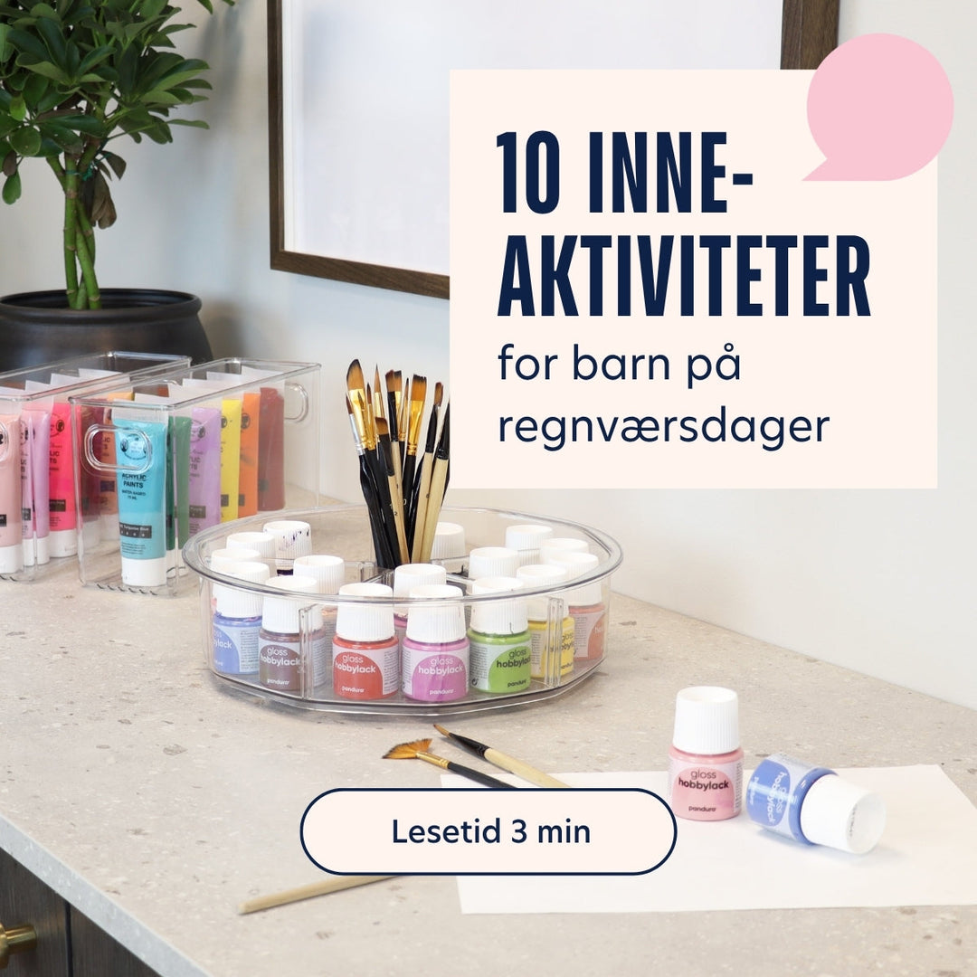 aktiviteter inne med barn inne når det regner