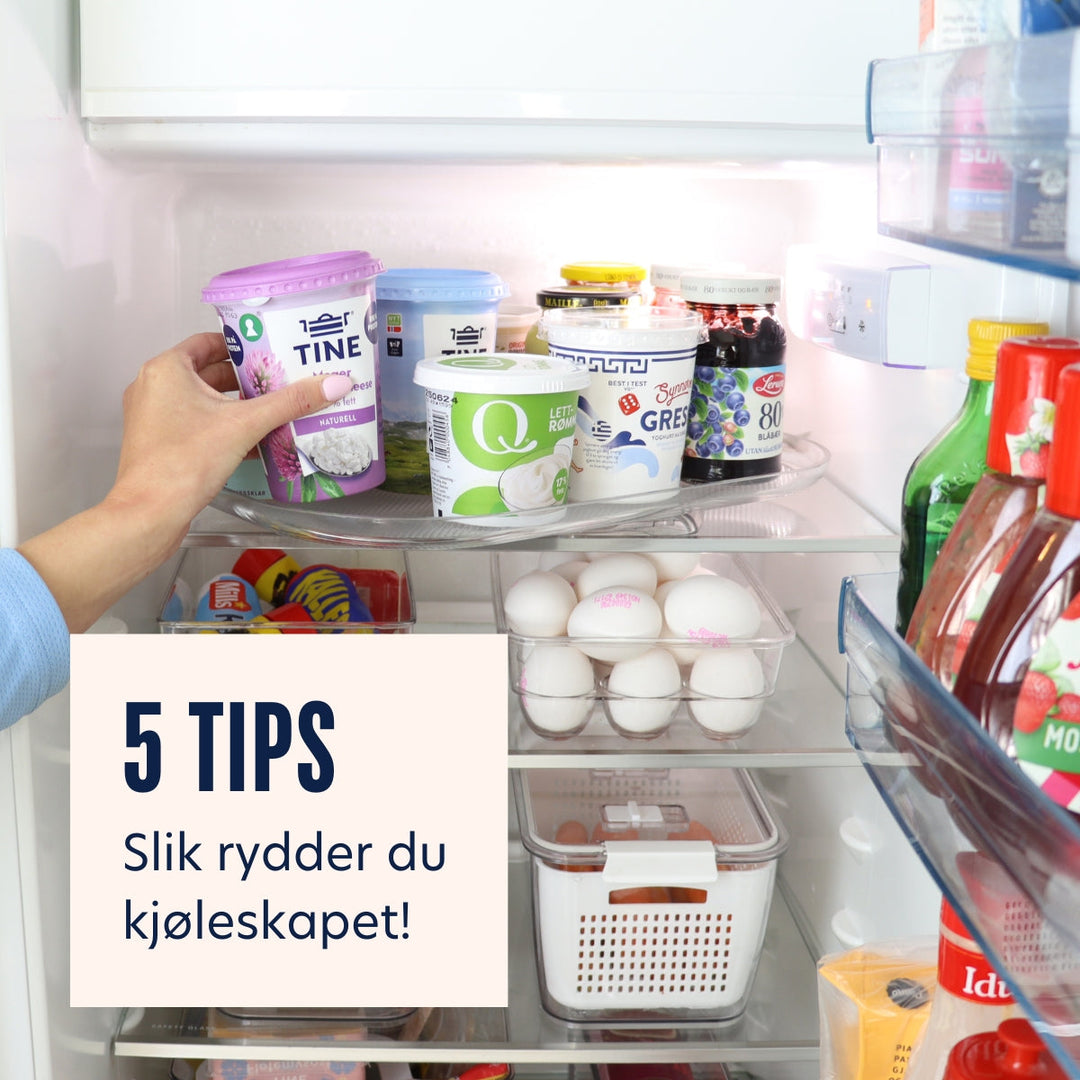Slik skal du organisere kjøleskapet - 5 tips!