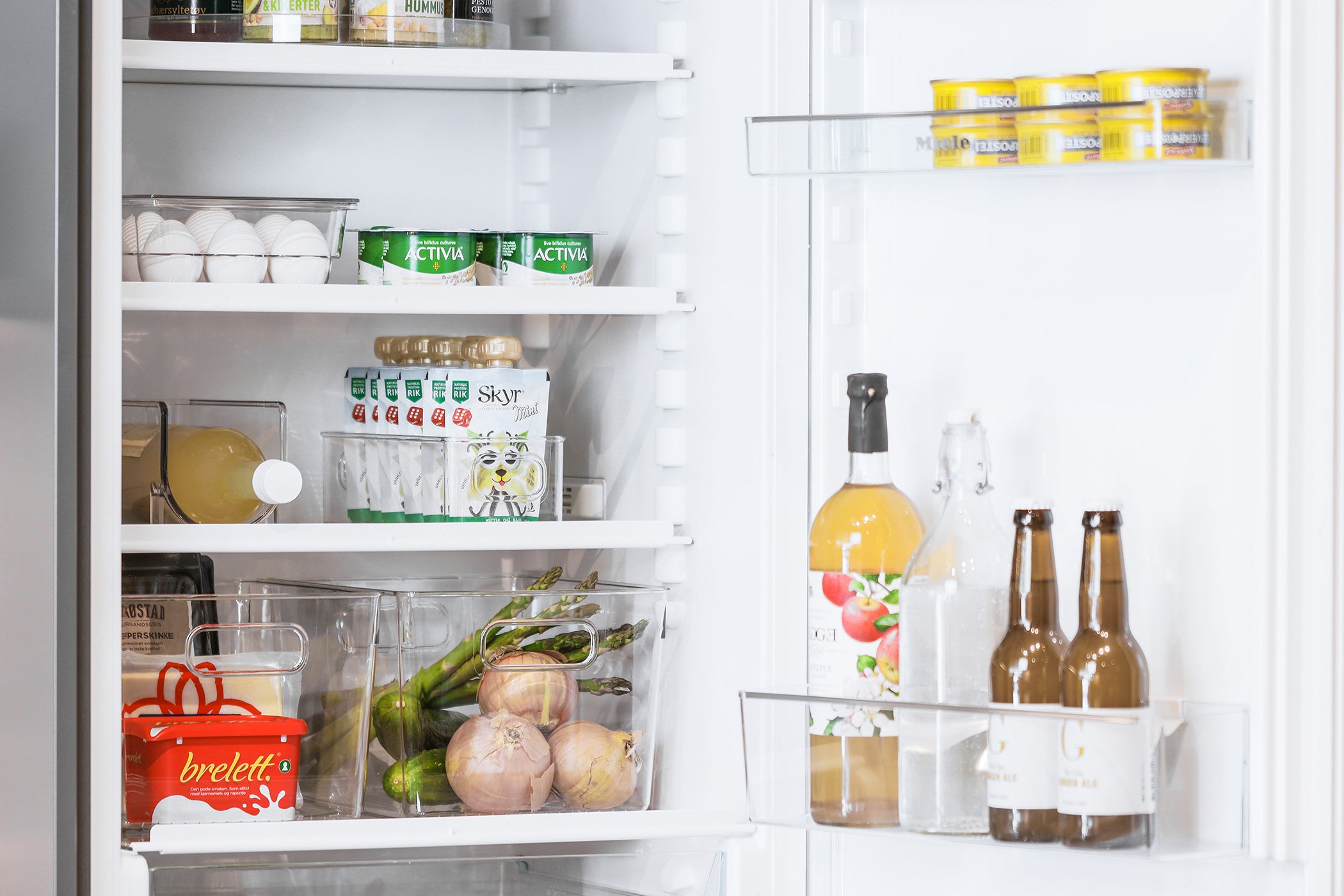 Organisering til kjøleskapet