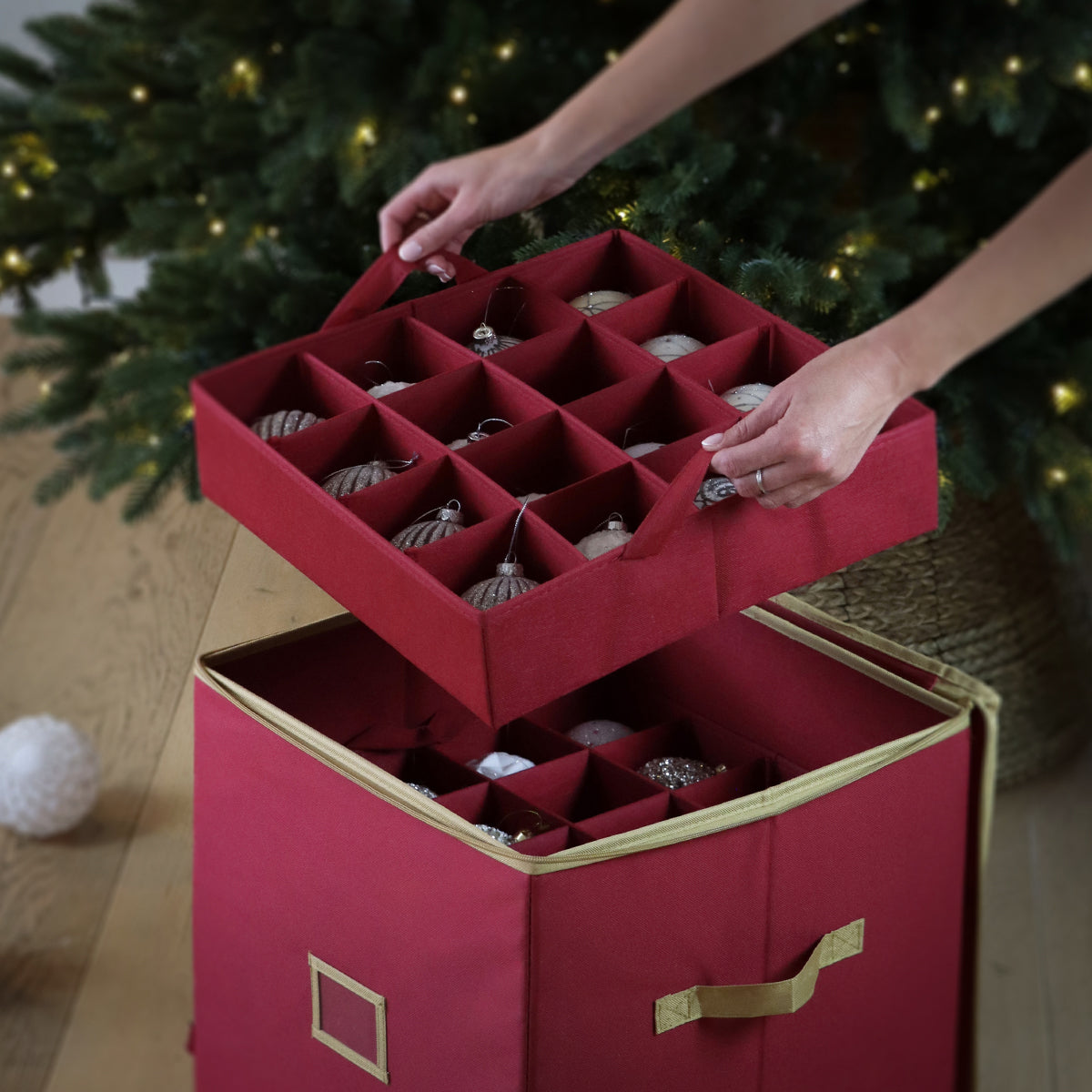 oppbevaring til julekuler