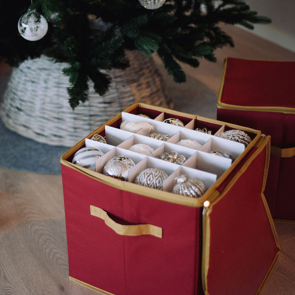 Oppbevaringsboks for julekuler – beskytter og organiserer julepynt