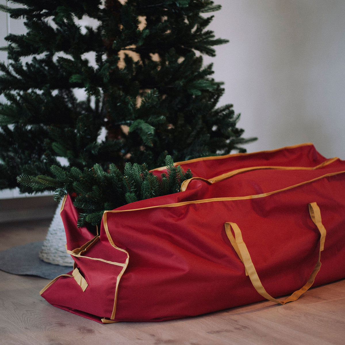 Juletre oppbevaringspose – beskytter kunstig juletre mot støv og skader