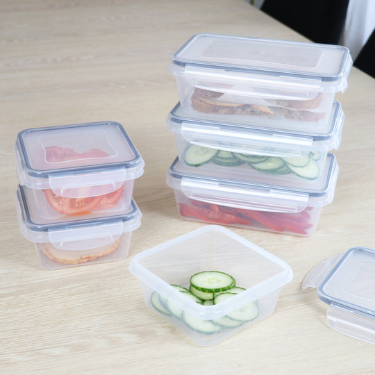 Plastbokser med lokk – BPA-frie og enkle å rengjøre