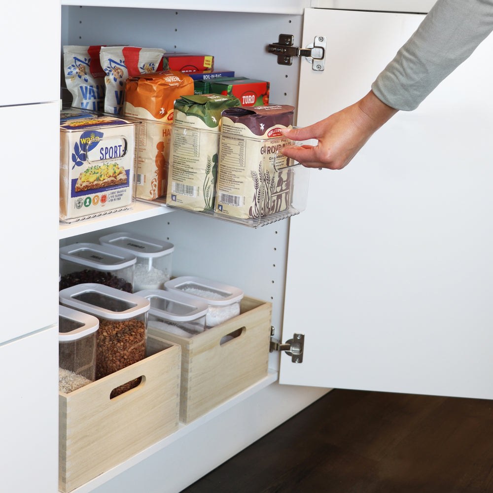 smart kjøkkenorganisering - få orden og systen på kjøkkenet og i tørrvarene