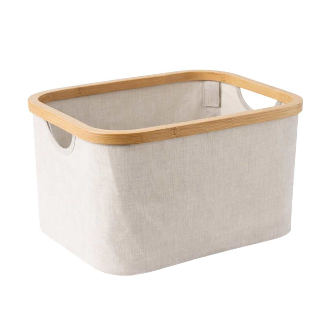 Oppbevaringsboks i tekstil til hyller og skap