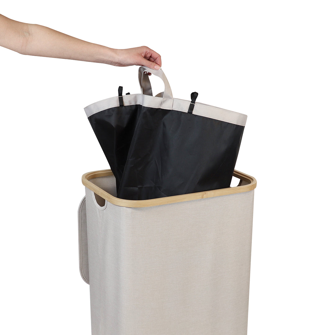 Pantekurv m/pose (beige)