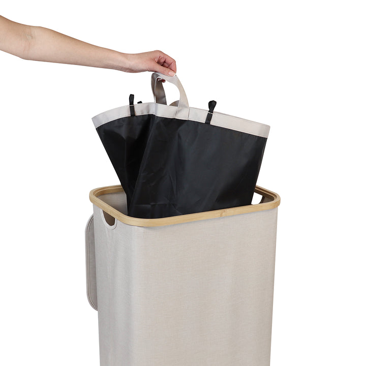 Pantekurv m/pose (beige)