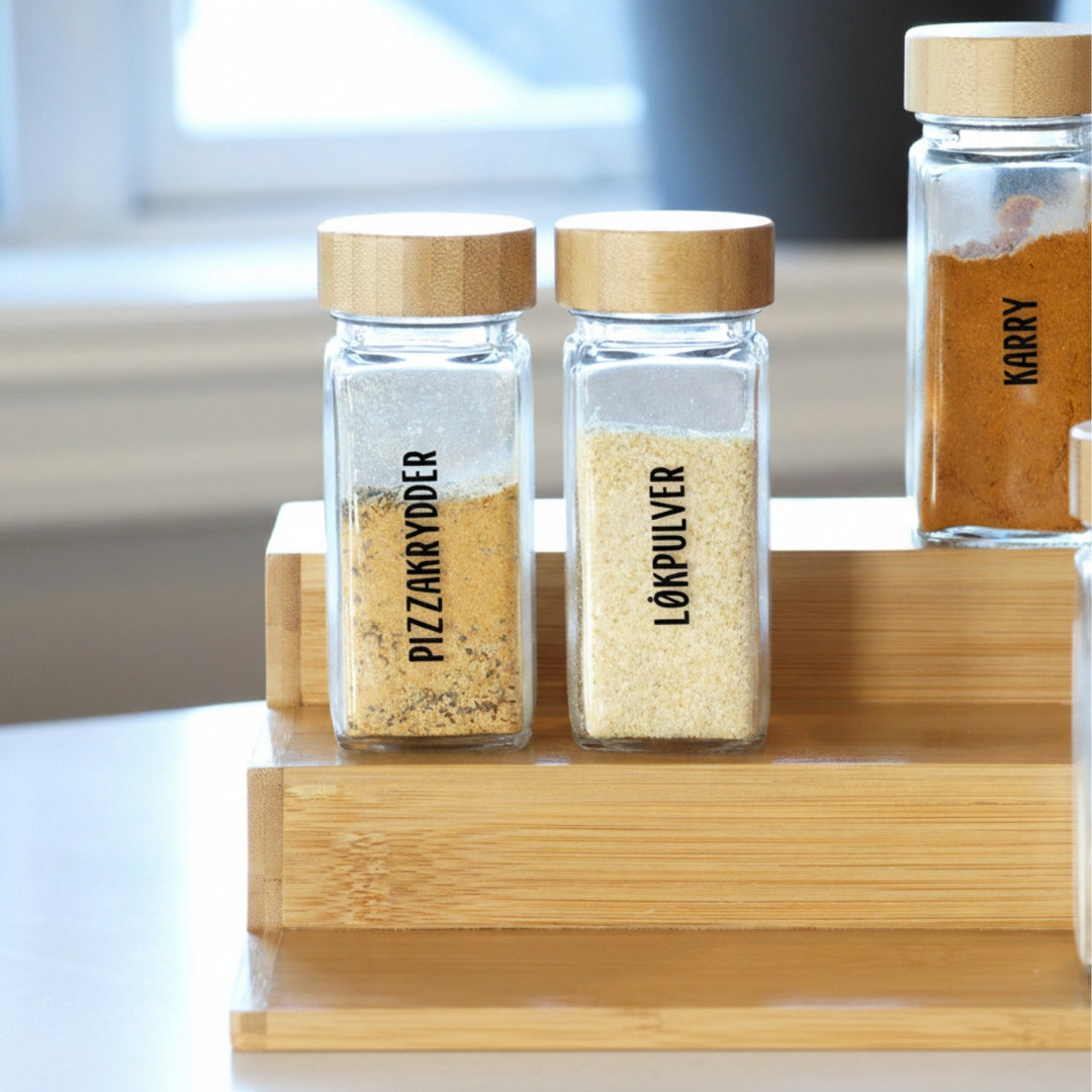 Etiketter til krydder