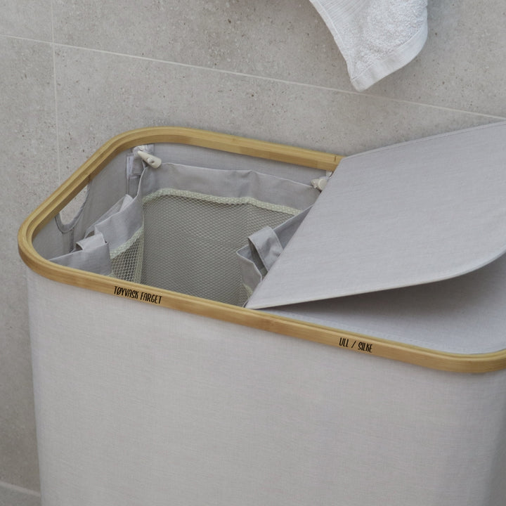 Etiketter til vaskerom (tekst)