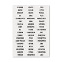 Etiketter til krydder (54 stk)