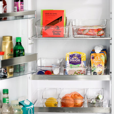oppbevaringsbokser kjøleskap