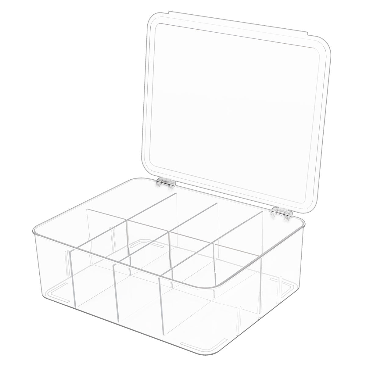 Opsparing Boxen Oppbevaringsboks med rom - perfekt til kaffekapsler, sminke, ledinger ...